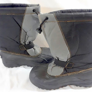 Columbia Youth Black Powderbug Plus Treasure Insulated Winter Boots Size 4